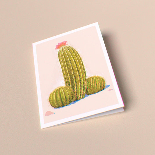 Cactus Greeting Card (Single Card)