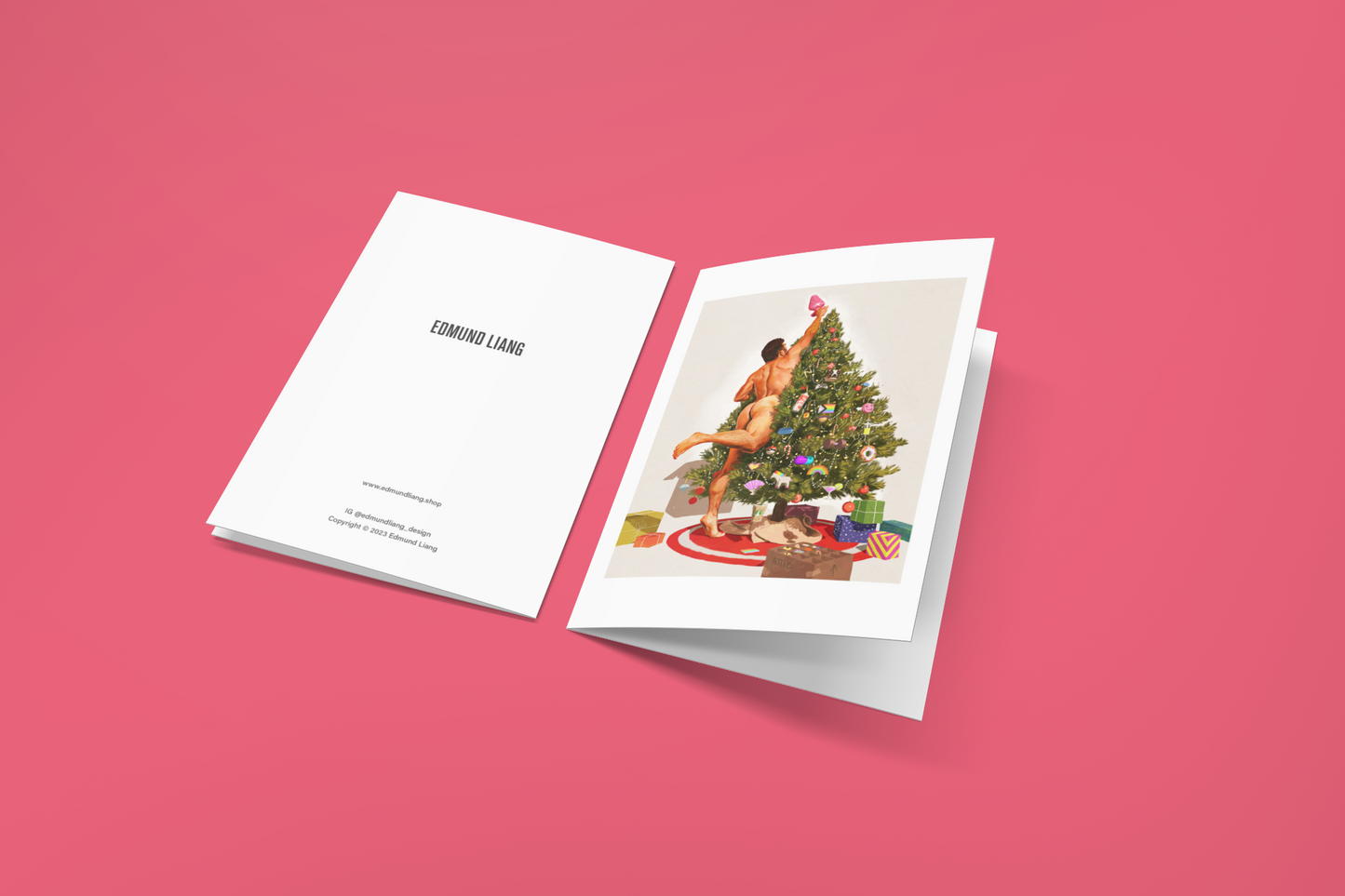 Christmas Tree Greeting Cards (Pack of 10)