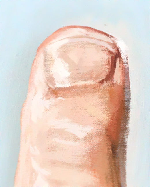 Middle Finger Hand Print
