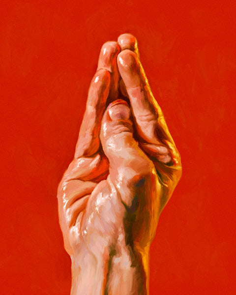 Silent Duck Hand Print (Studio)