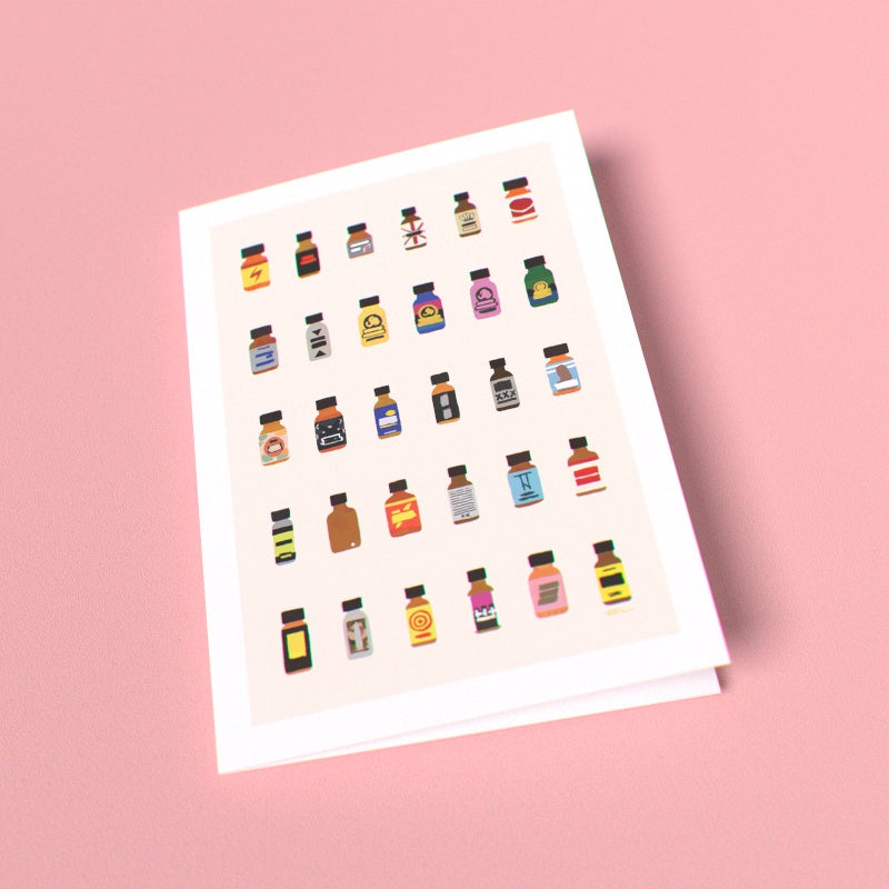 Favorite Poppers Greeting Card (Single)