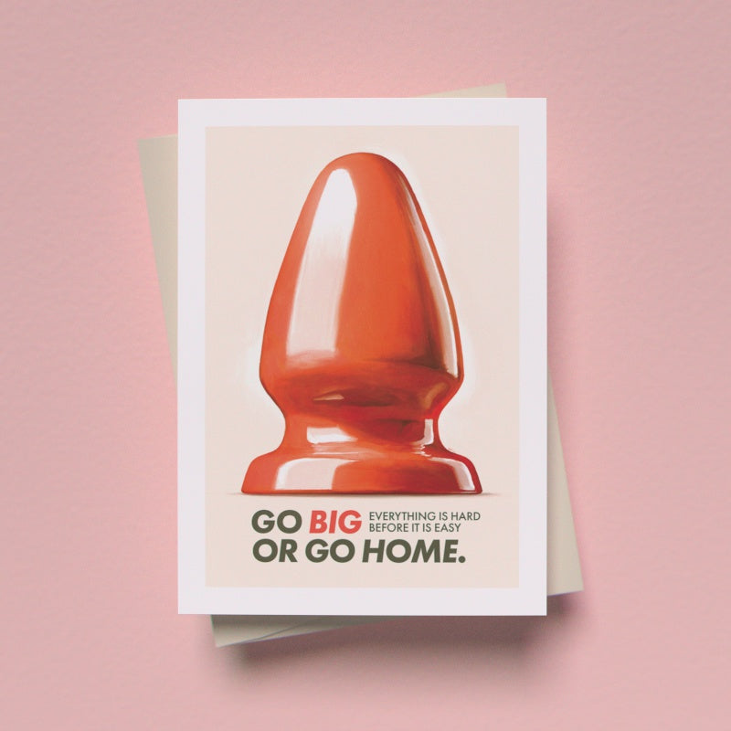 Go Big Greeting Cards (Pack of 10)