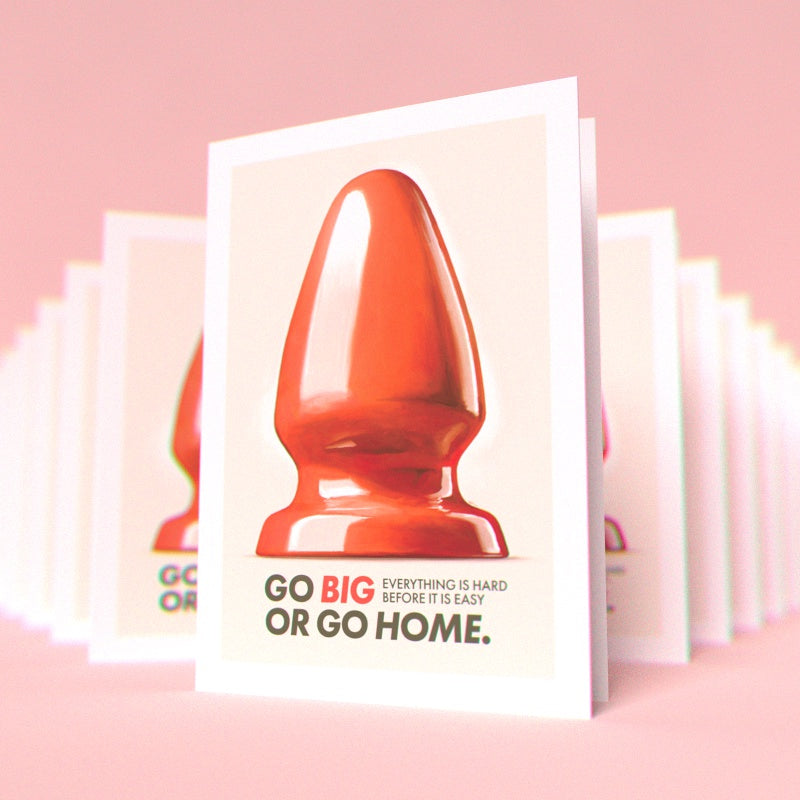 Go Big Greeting Cards (Pack of 10)