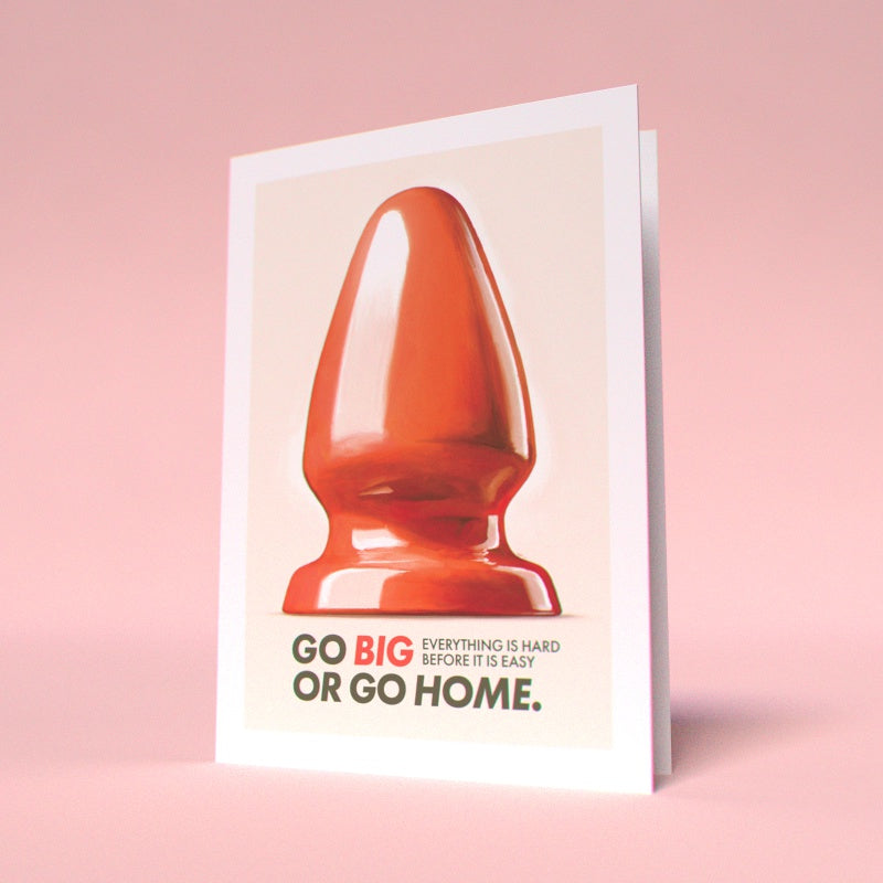 Go Big Greeting Cards (Pack of 10)