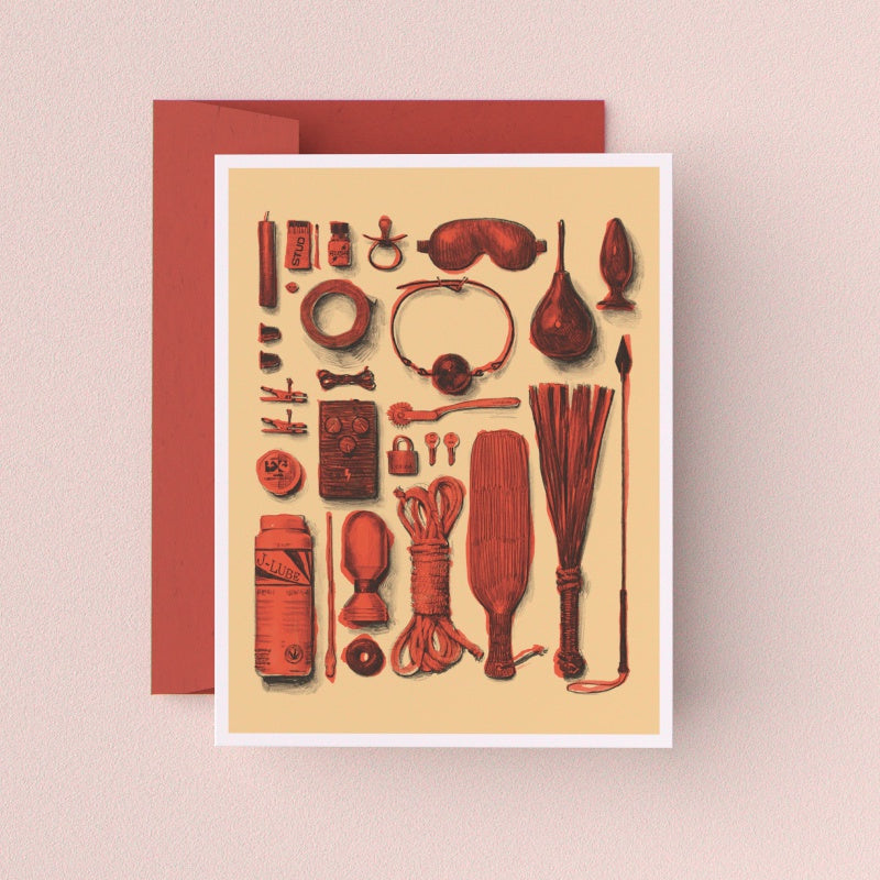 Kink Starter Kit Greeting Card (Single Card)