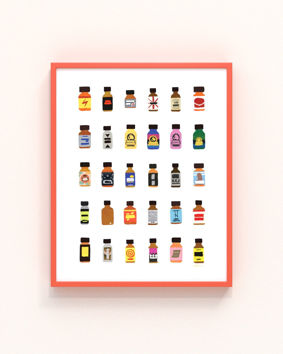 Favorite Poppers Print