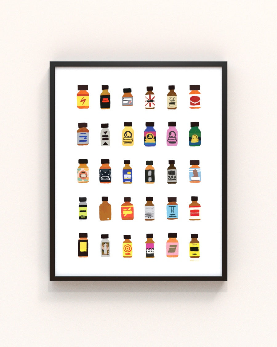 Favorite Poppers Print