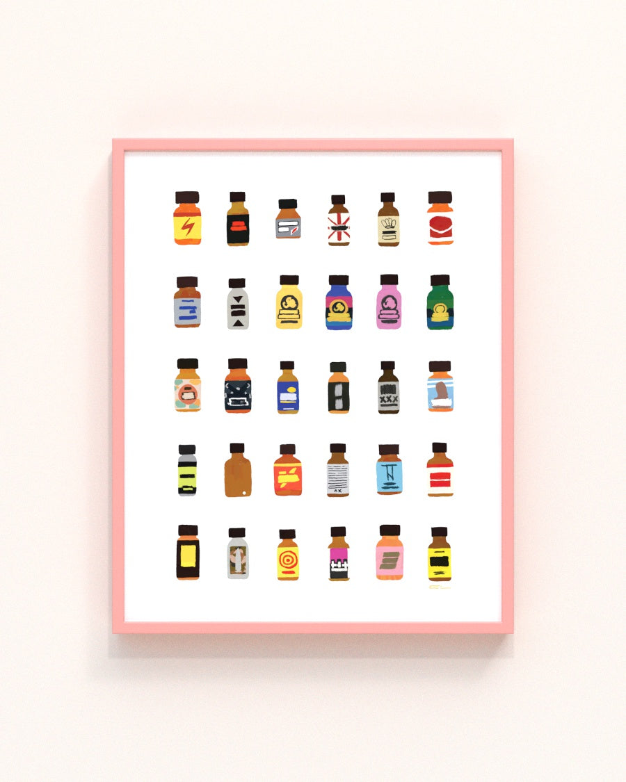 Favorite Poppers Print