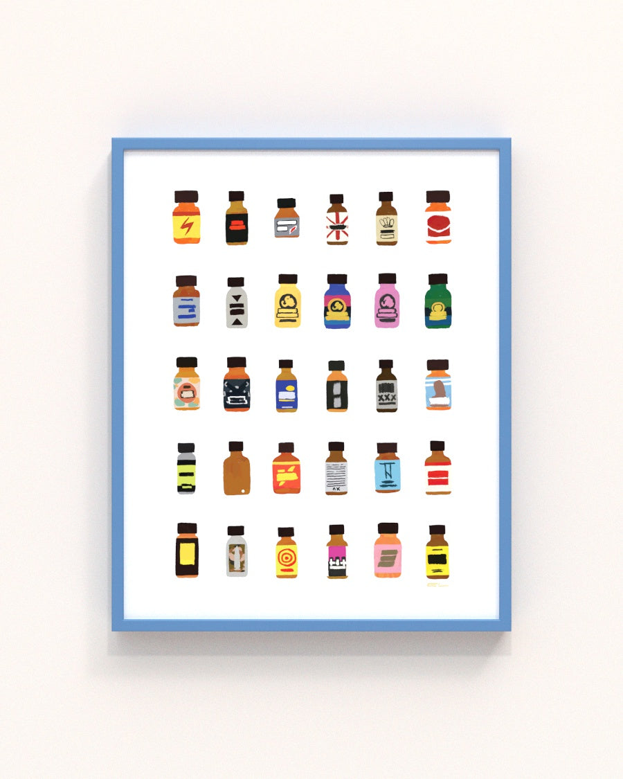Favorite Poppers Print