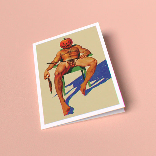 Pumpkinhead Greeting Card (Single Card)