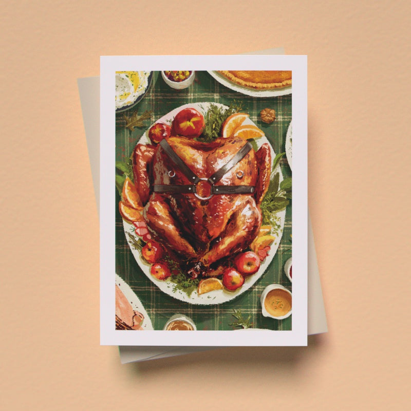 Turkey Dinner Greeting Cards (Pack of 10)