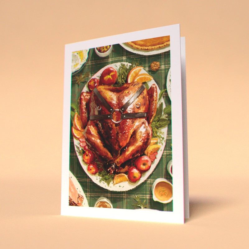 Turkey Dinner Greeting Cards (Pack of 10)