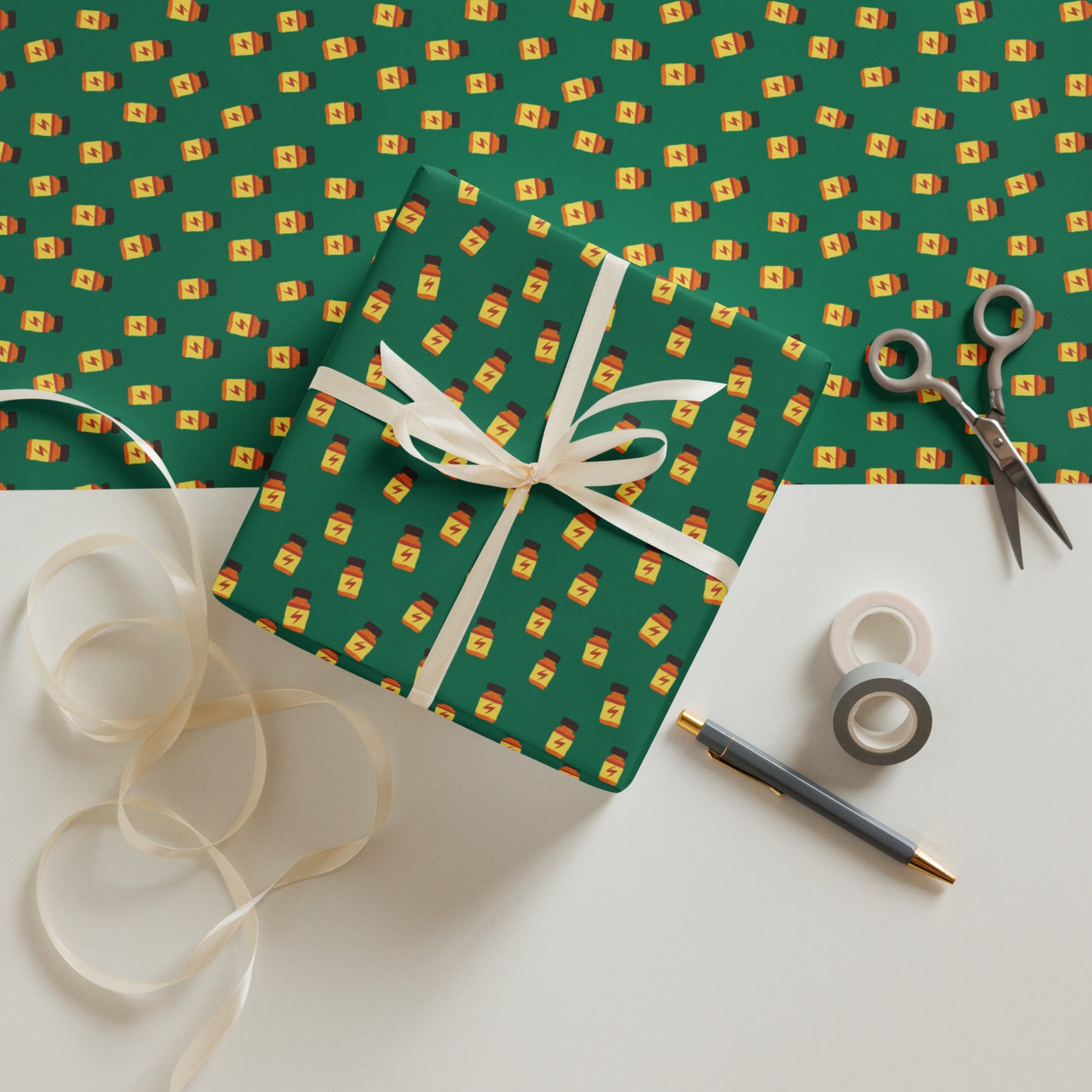 Rush Green Edition Gift Wrap (3 Sheets)