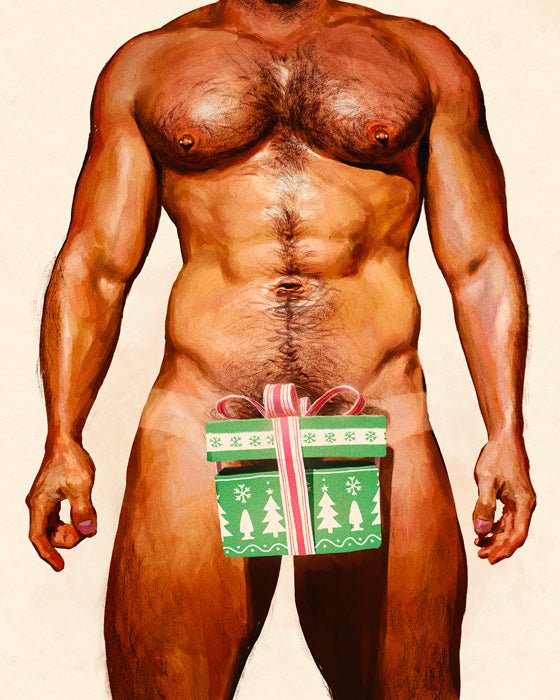 Dick In A Box Holiday Print