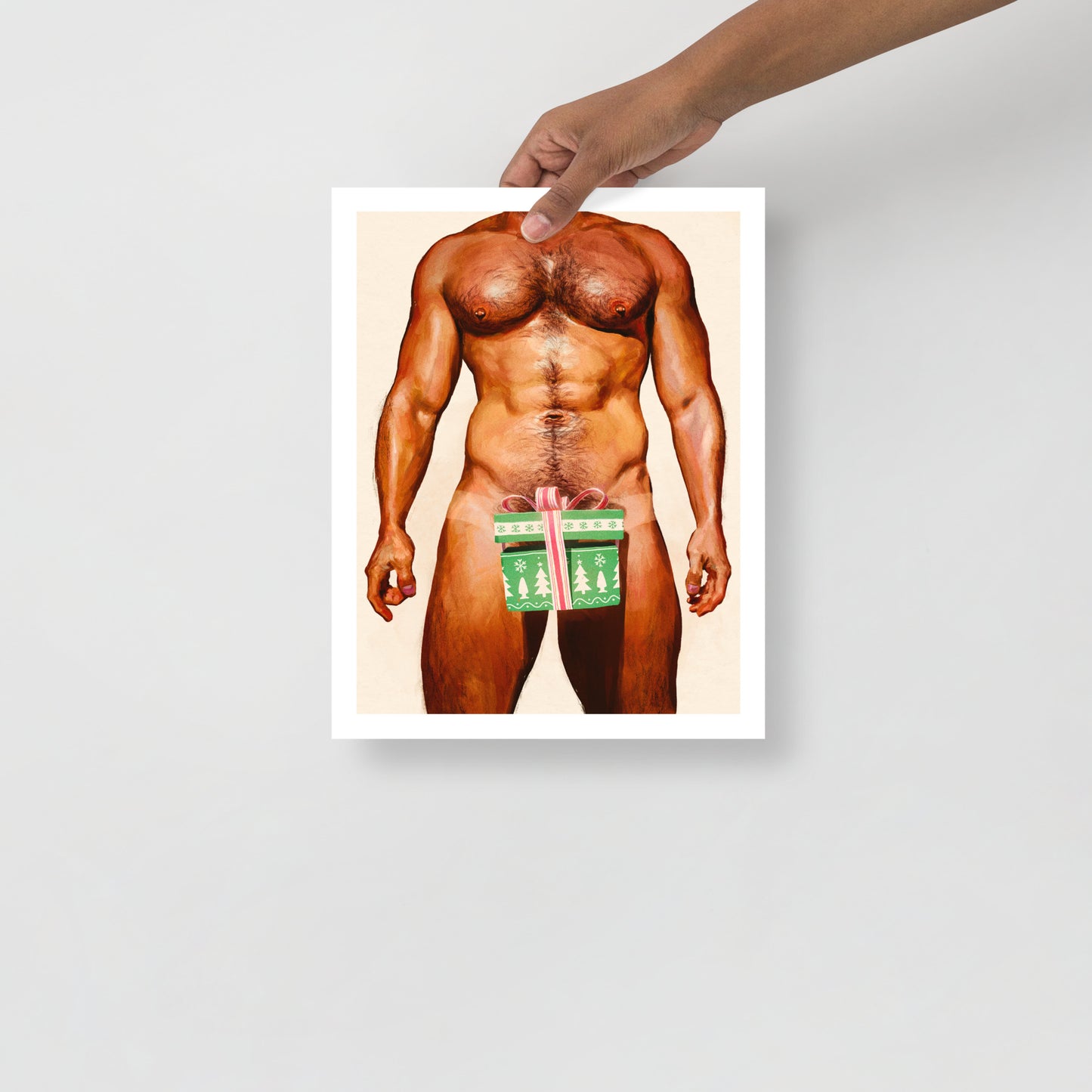 Dick In A Box Holiday Print