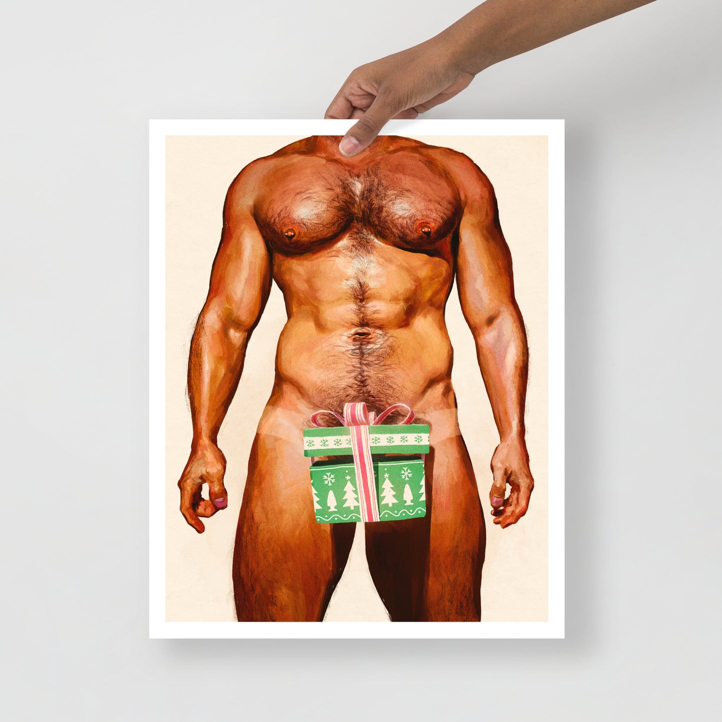 Dick In A Box Holiday Print