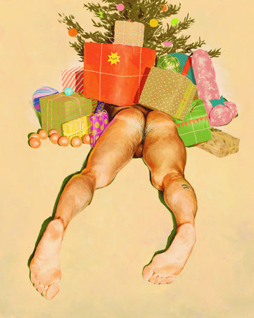 Gay Christmas Holiday Print