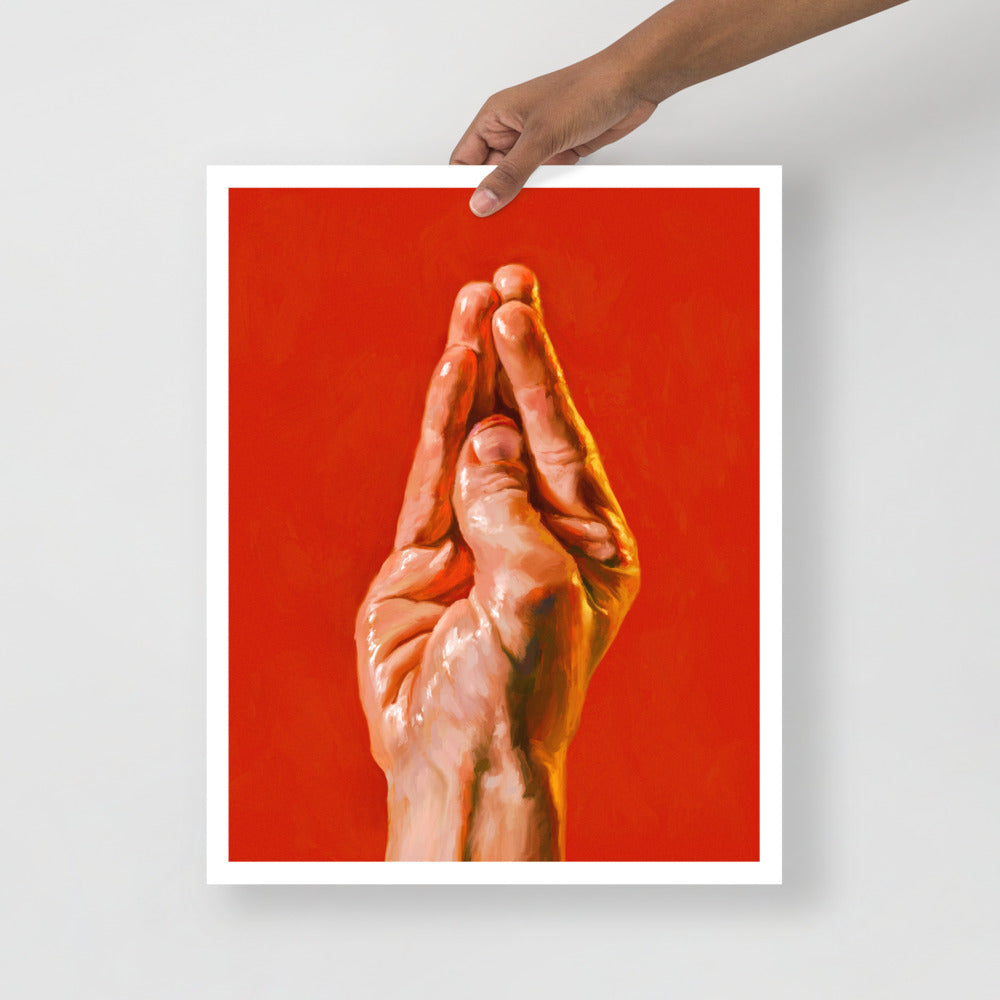 Silent Duck Hand Print