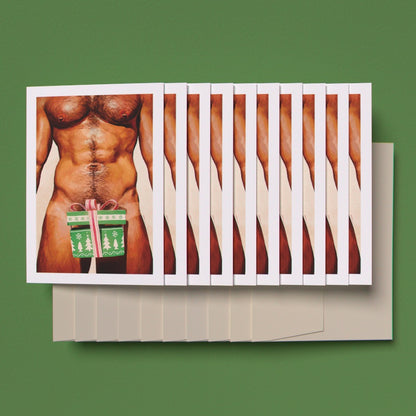 Dick In A Box Greeting Cards (Pack of 10)