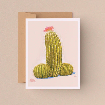 Cactus Greeting Card (Single Card)