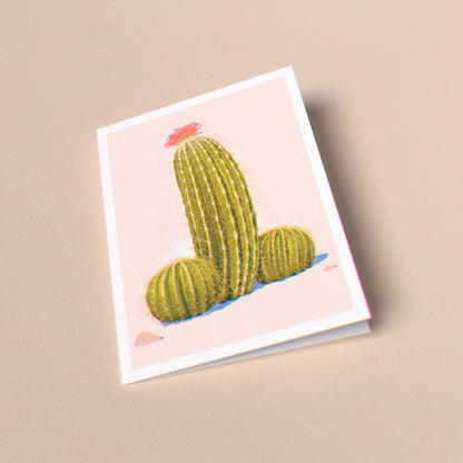 Cactus Greeting Card (Single Card)