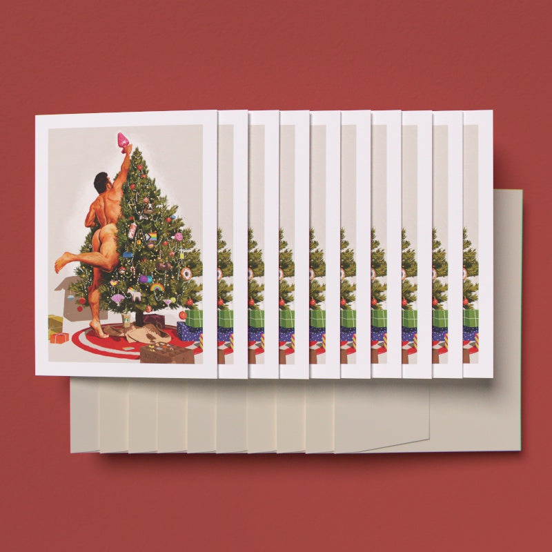 Christmas Tree Greeting Cards (Pack of 10)