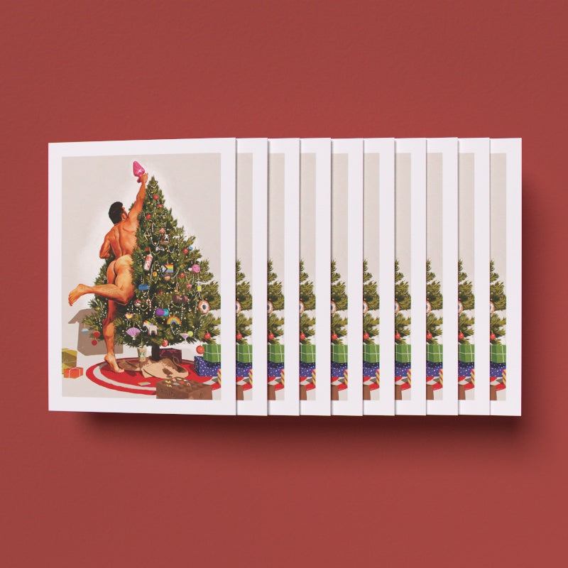 Christmas Tree Greeting Cards (Pack of 10)