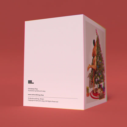 Christmas Tree Greeting Cards (Pack of 10)