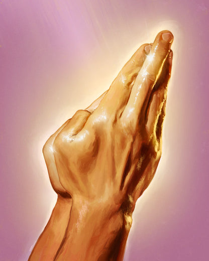 Prayer Hands Print