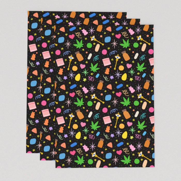 Sunday Funday Black Edition Gift Wrap (3 Sheets)