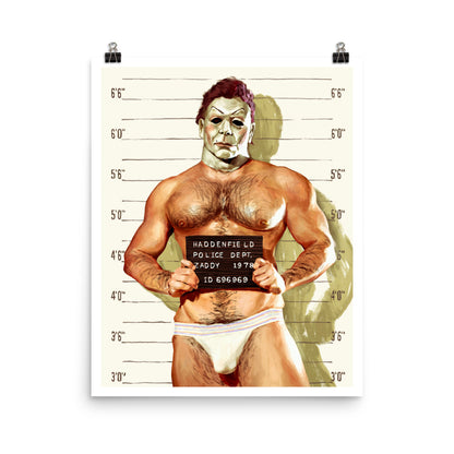 Gay Michael Myers Holiday Print