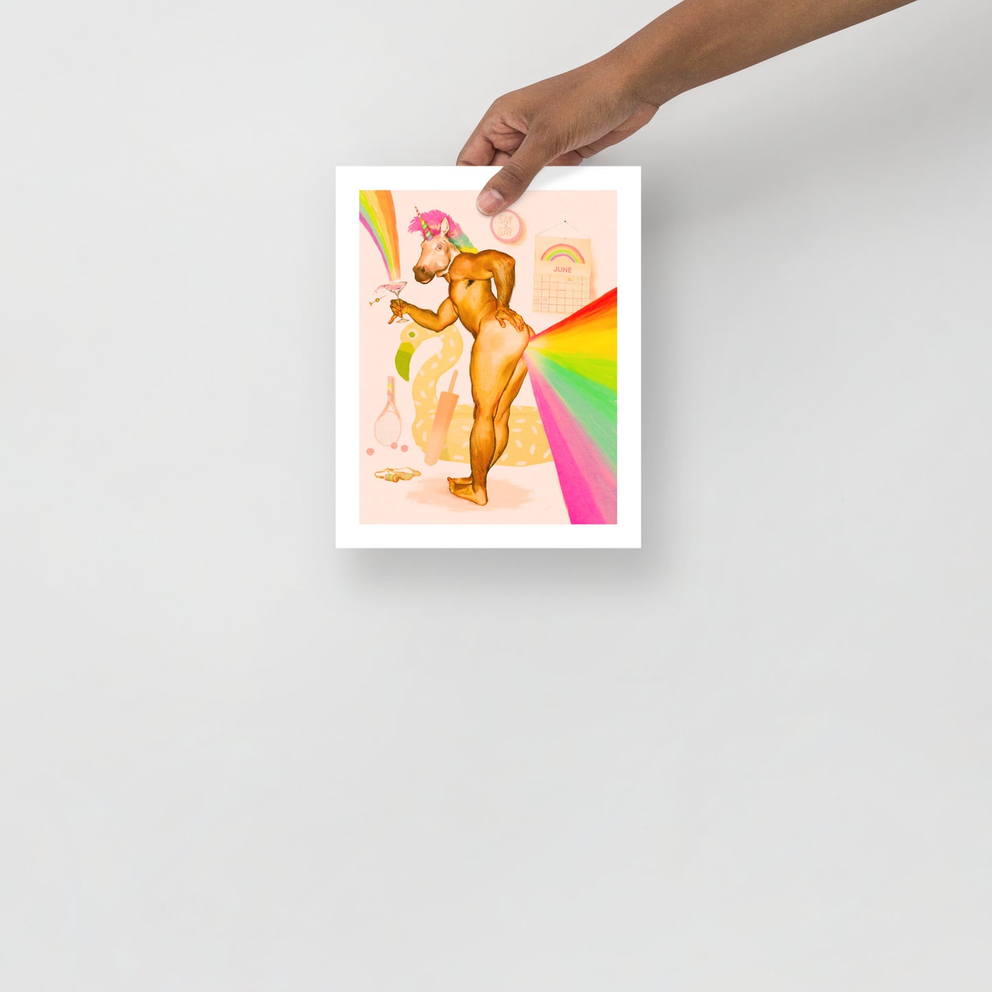 Gay Unicorn Pride Print