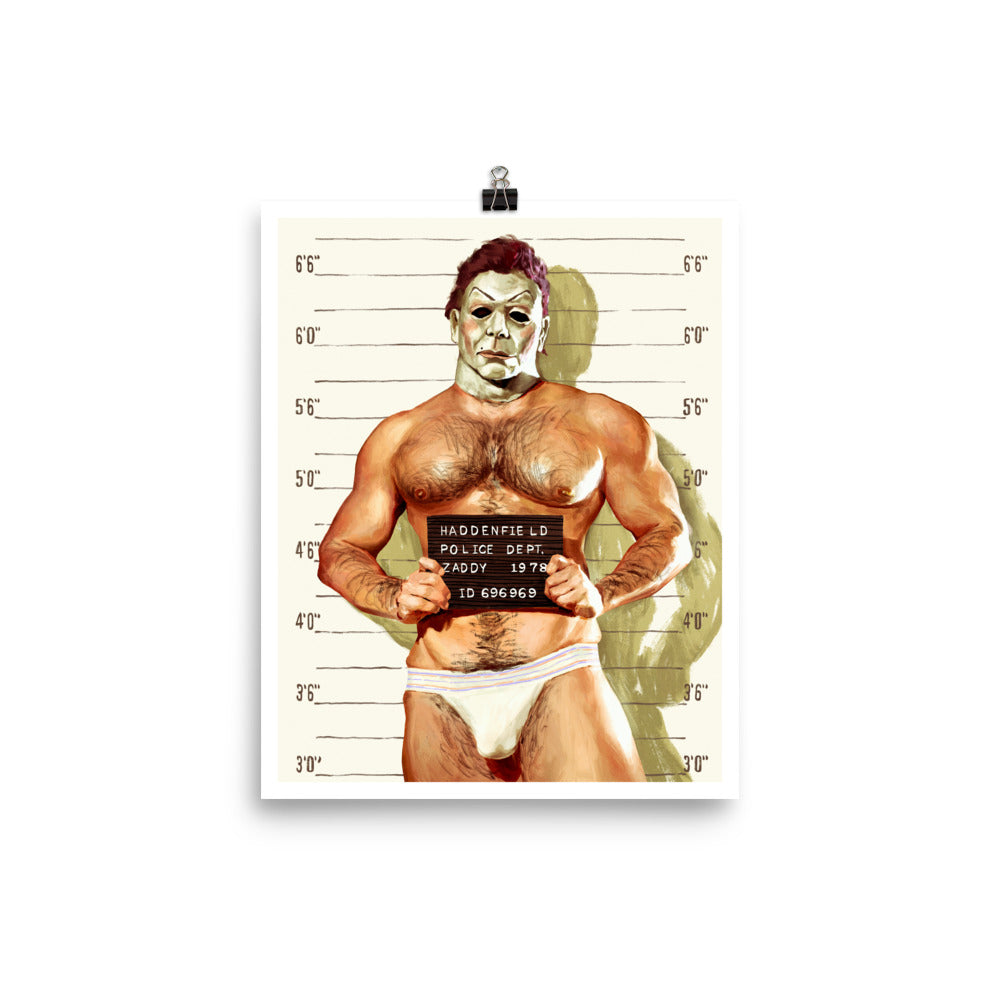 Gay Michael Myers Holiday Print