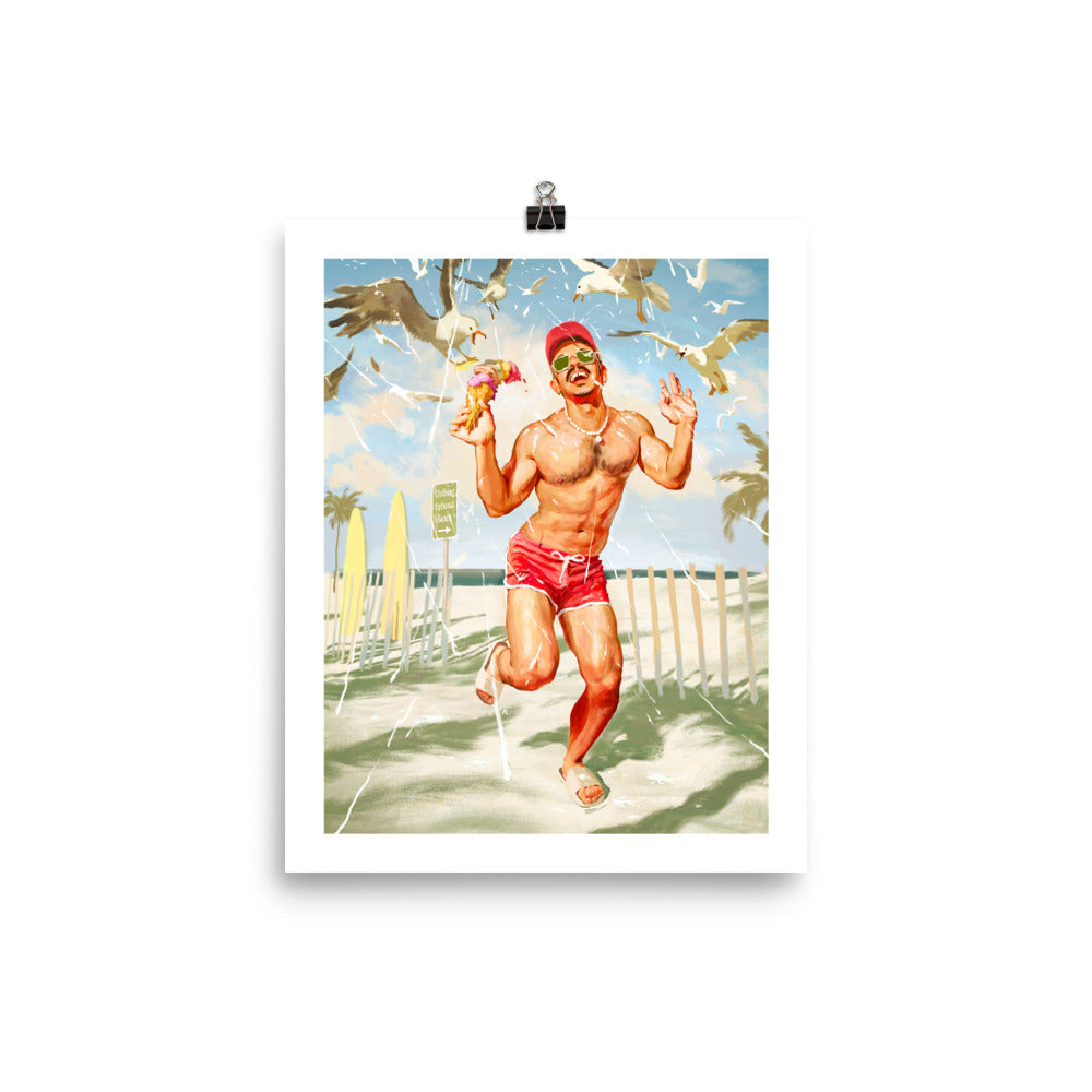 Typical Beach Day Print