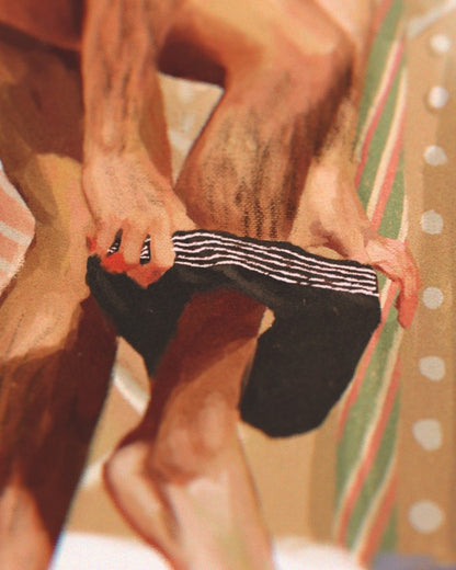 Gingerbread Bathhouse Print