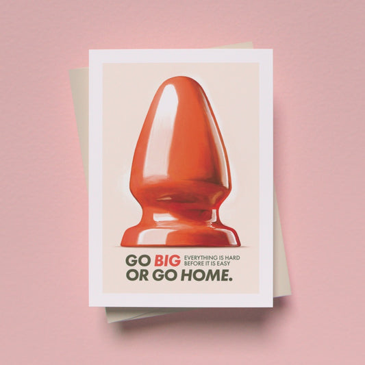 Go Big Greeting Cards (Pack of 10)