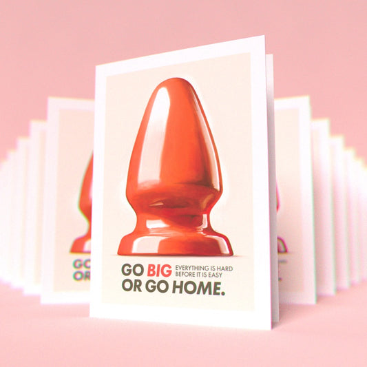 Go Big Greeting Cards (Pack of 10)