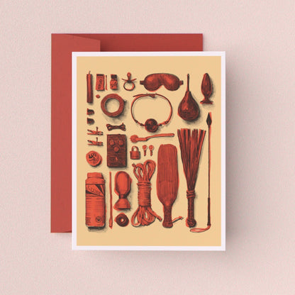 Kink Starter Kit Greeting Card (Single Card)