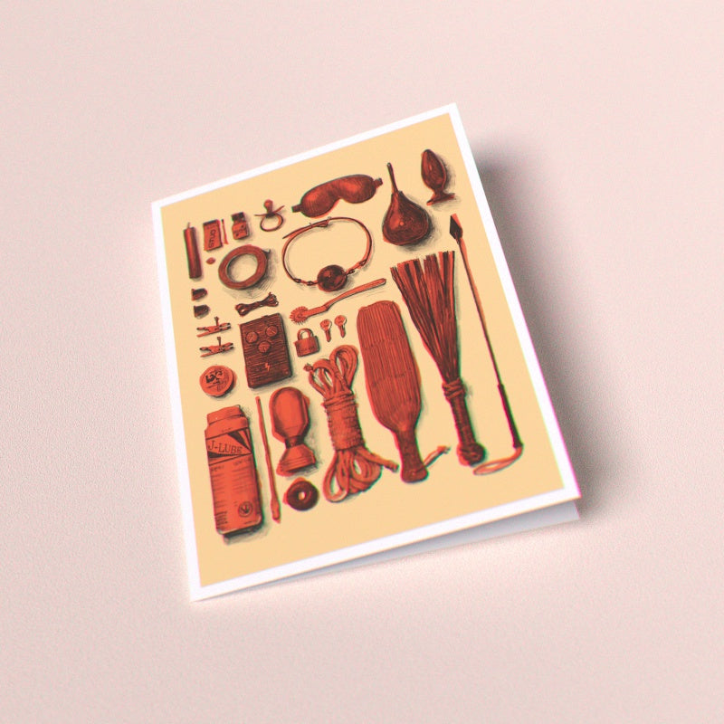 Kink Starter Kit Greeting Card (Single Card)