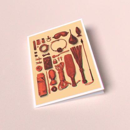 Kink Starter Kit Greeting Card (Single Card)
