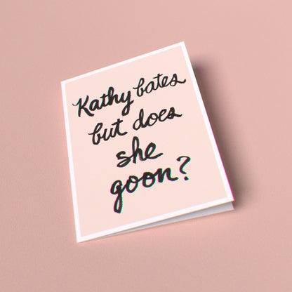 Kathy Bates Greeting Card (Single Card)