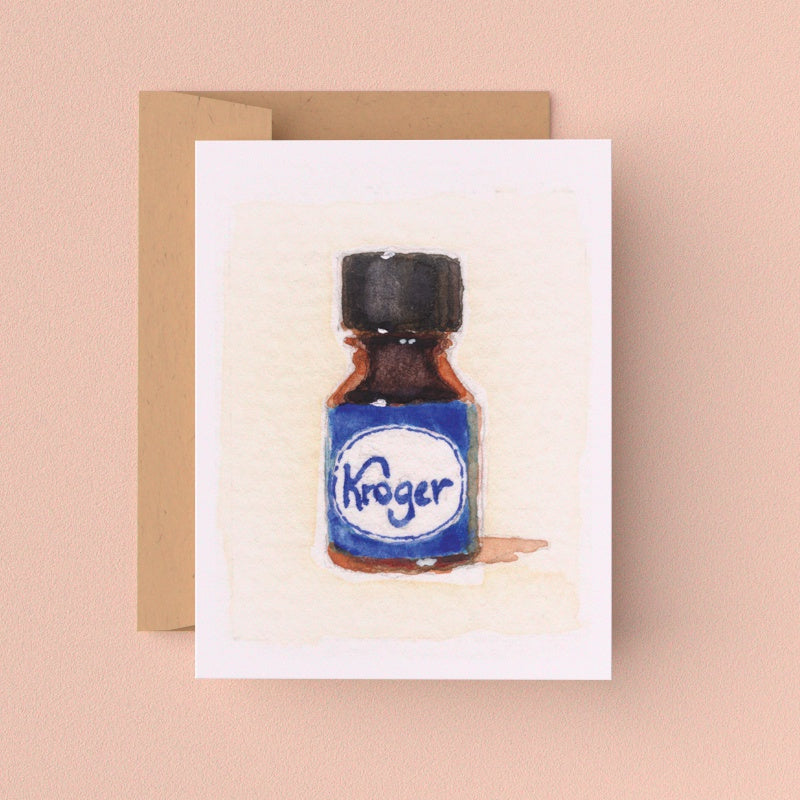 Kroger Popper Greeting Card (Single Card)