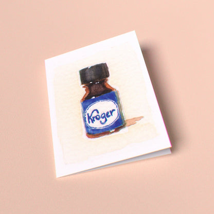 Kroger Popper Greeting Card (Single Card)