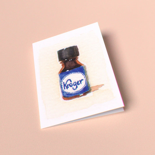 Kroger Popper Greeting Card (Single Card)