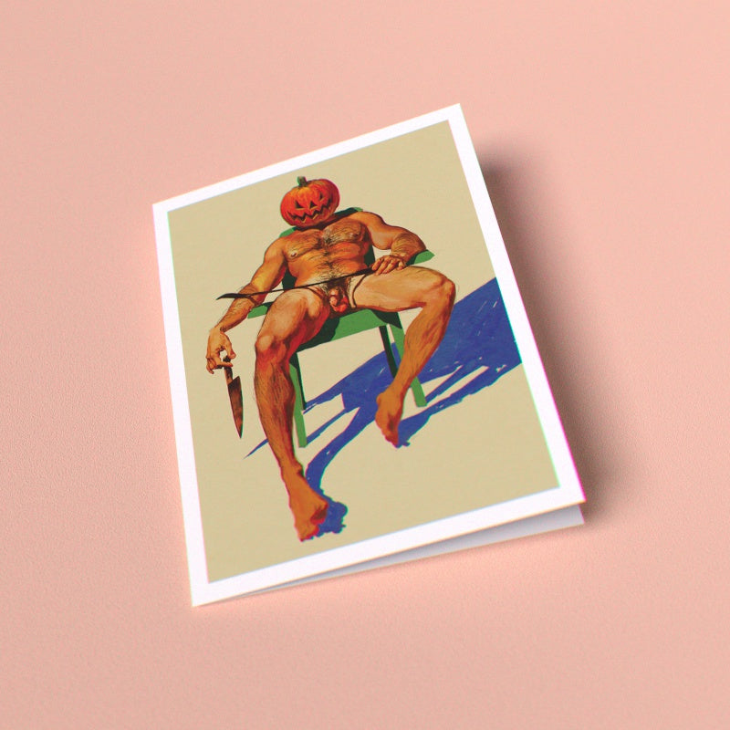 Pumpkinhead Greeting Card (Single Card)