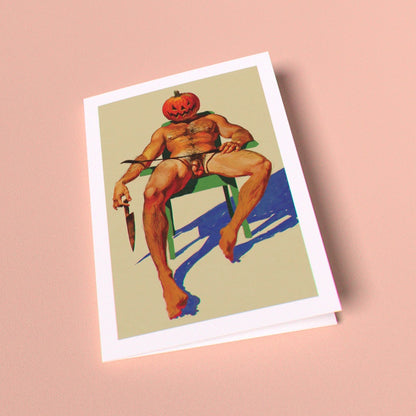 Pumpkinhead Greeting Card (Single Card)