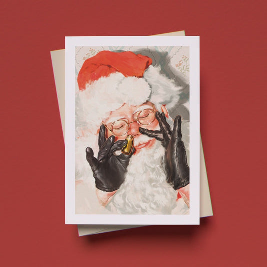 Santa's Delivery Break Greeting Cards (Pack of 10)