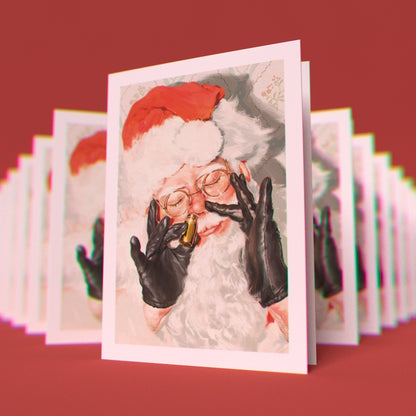 Santa's Delivery Break Greeting Cards (Pack of 10)