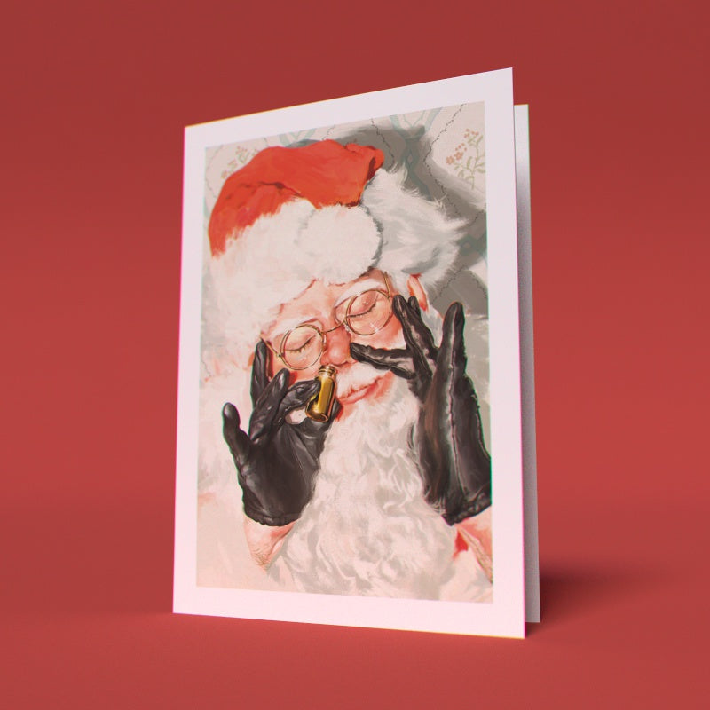 Santa's Delivery Break Greeting Cards (Pack of 10)