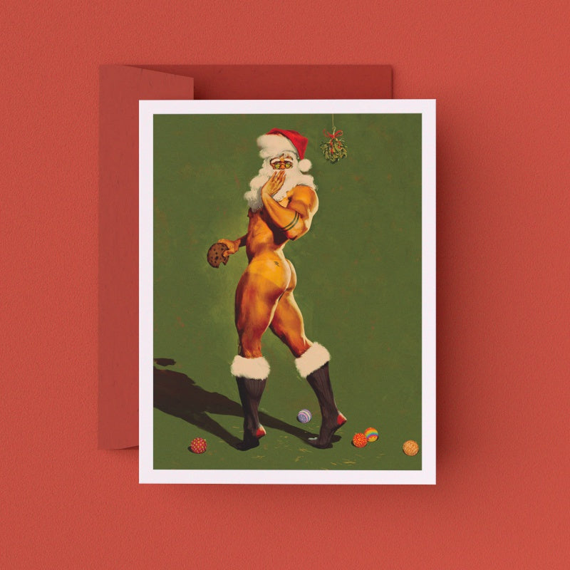 Santa Greeting Card (Single Card)